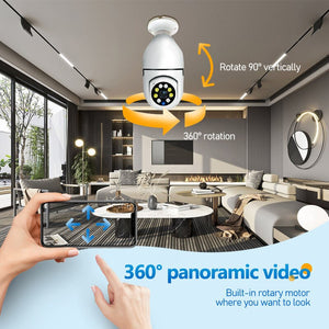 FOCO CÁMARA WI-FI DE SEGURIDAD FULL HD 360° PRO