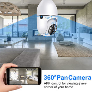 FOCO CÁMARA WI-FI DE SEGURIDAD FULL HD 360° PRO