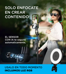 Trípode con seguimiento facial automático 🤖 IA + Giro 360°