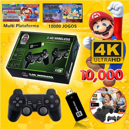 GAMESTICK RETRO PRO🎮 Consola de Videojuegos 10 mil Juegos Incorporados - technopromos