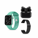 SmartWatch Serie 7 Plus + Pods Pro Ultimate + Correa Metálica - technopromos