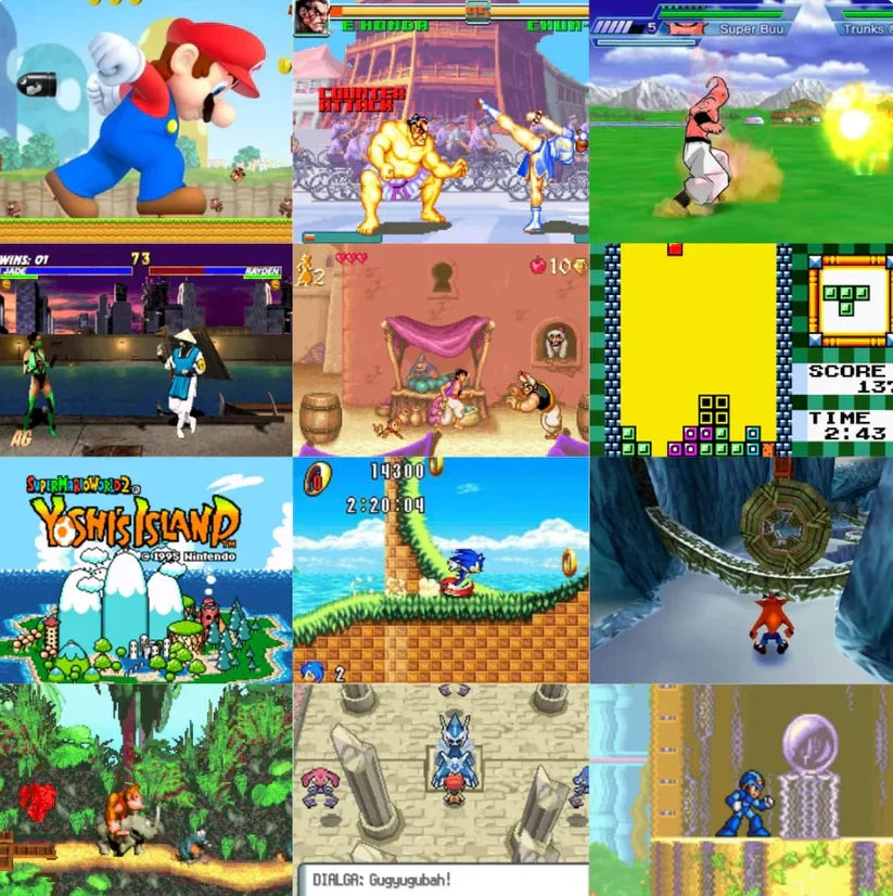 CONSOLA DE JUEGO PORTÁTIL RETRO 🕹