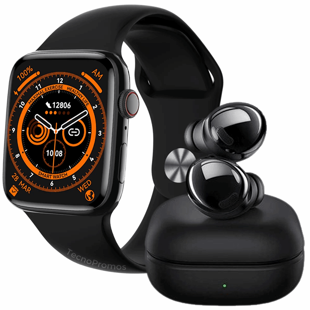 SmartWatch Serie 8 Pro Max + Galaxy Buds Pro - technopromos