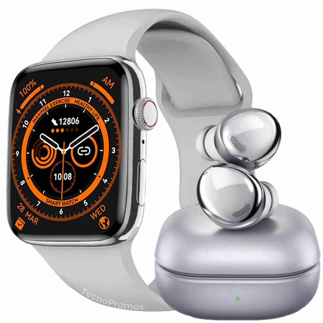SmartWatch Serie 8 Pro Max + Galaxy Buds Pro - technopromos