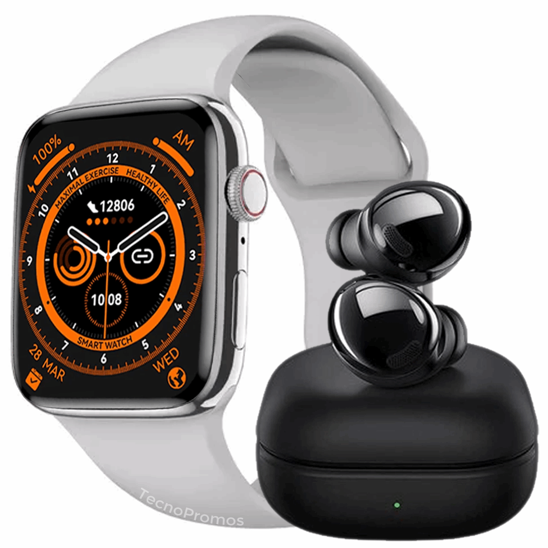 SmartWatch Serie 8 Pro Max + Galaxy Buds Pro - technopromos
