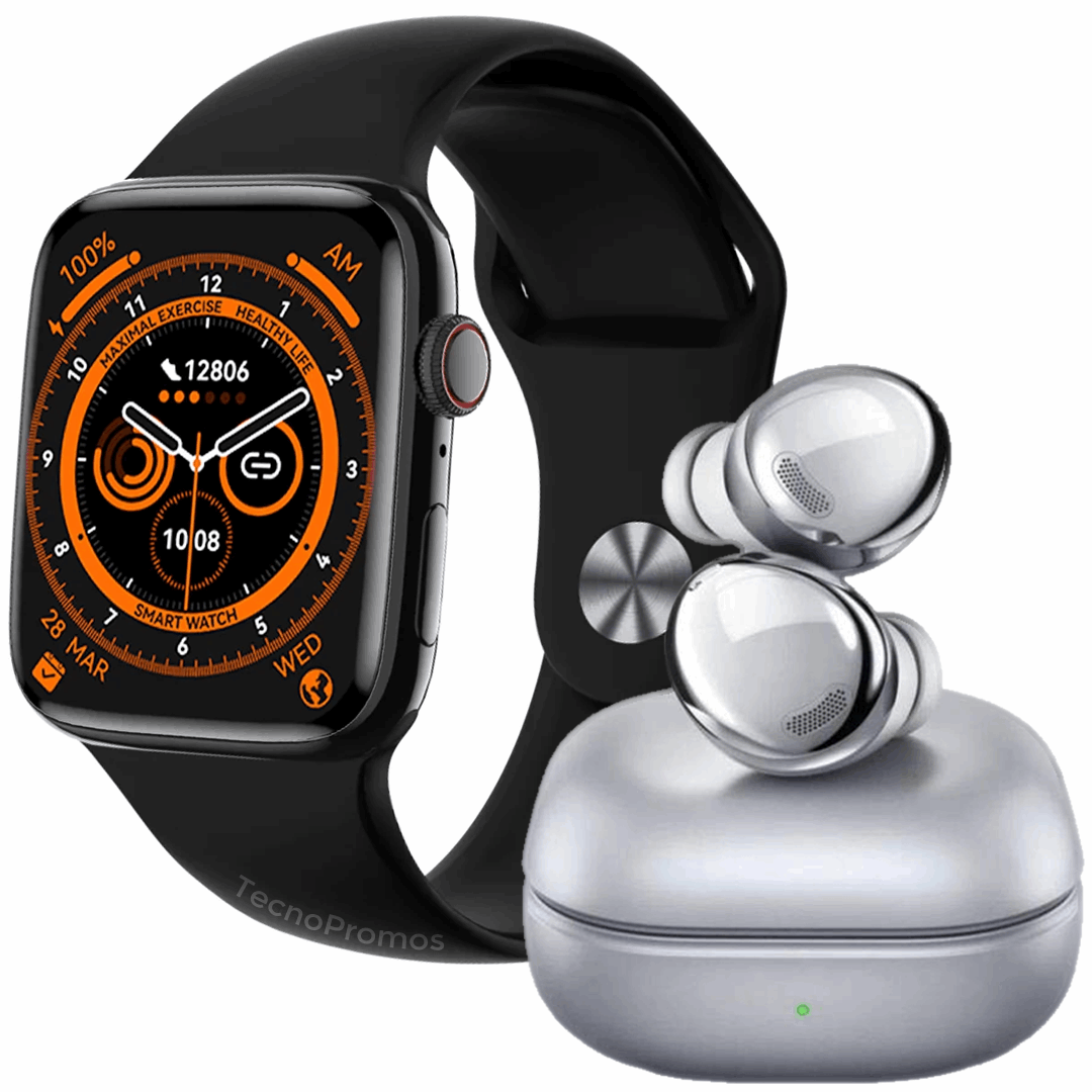 SmartWatch Serie 8 Pro Max + Galaxy Buds Pro - technopromos