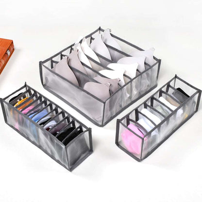 PerfectOrganizer™ Rosado - Set de 3 Organizadores de Ropa Interior Brasiers Medias & Más - technopromos