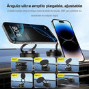 Holder Pro 360° / Soporte Completo Magnético giratorio de 360° para teléfono móvil con succión al vacío, manos libres y extensible para auto, gimnasio, espejo y ducha.