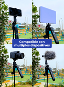 Trípode con seguimiento facial automático 🤖 IA + Giro 360°