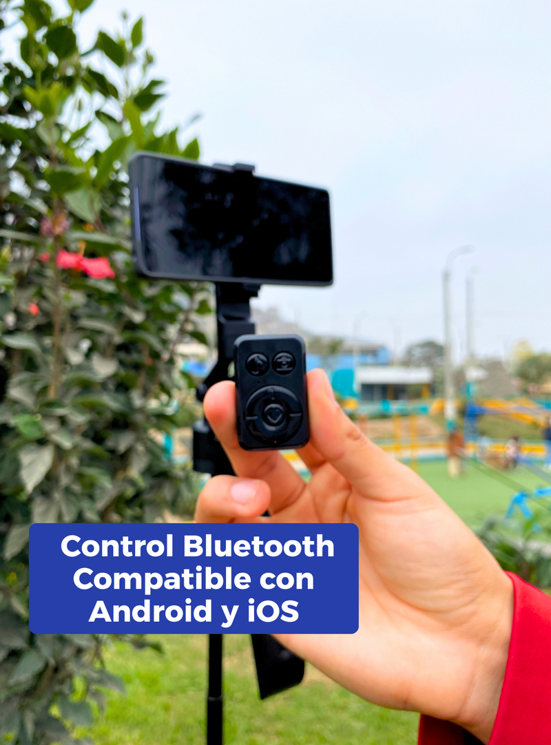 Trípode con seguimiento facial automático 🤖 IA + Giro 360°