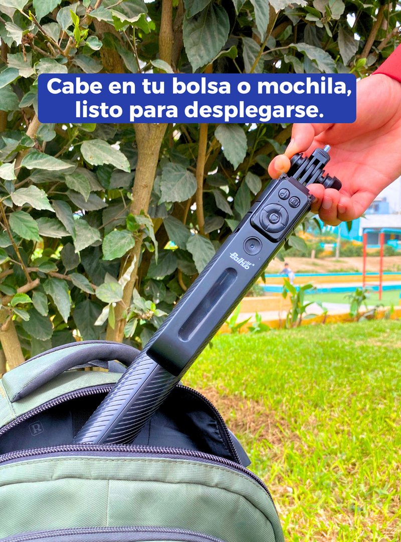 Trípode con seguimiento facial automático 🤖 IA + Giro 360°