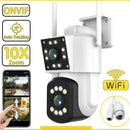 CAMARA SEGURIDAD DOBLE LENTE | Ultra HD