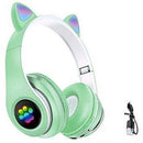 Cute Cat Ear Bluetooth Auriculares Huellita LED - technopromosTecnopromosNegroCute Cat Ear Bluetooth Auriculares Huellita LED - Tecnopromos