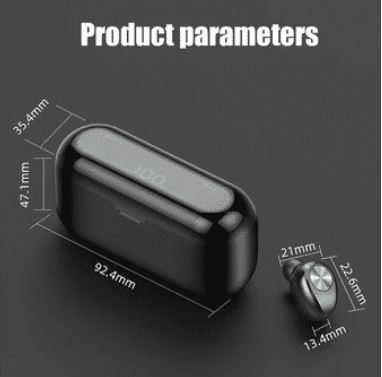 F9 - Earbuds True Wireless Headset - technopromosTecnopromosF9 Pro - Earbuds True Wireless Headset - Tecnopromos