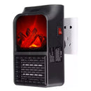 Mini Calefactor Chimenea Eléctrica de 900W Flame Heater - technopromos