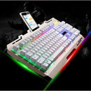 G700 USB con cable Mecánico Feel Teclado de metal - technopromosTecnopromosG700 USB con cable Mecánico Feel Teclado de metal - Tecnopromos