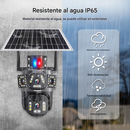 NUEVA CÁMARA TRIPLE LENTE DELUXE-Con panel solar e IA