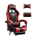 Silla Gamer Ergonómica Reclinable con Posapies - technopromosTecnopromosRojoSilla Gamer Ergonómica Reclinable con Posapies