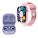 SmartWatch Serie 7 Pro + Galaxy Buds Pro - technopromostechnopromosCelesteLilaSmartWatch Serie 7 Pro + Galaxy Buds Pro