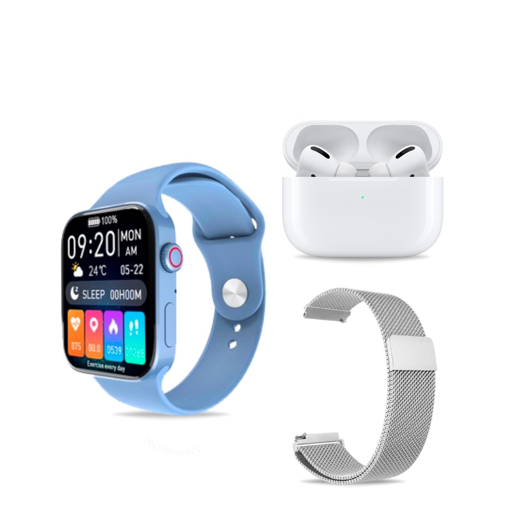 Smartwatch Serie 7 Pro + Pods Pro Ultimate + Correa Metálica - technopromosTecnoloversperuSmartwatch Serie 7 Pro + Pods Pro Ultimate + Correa Metálica