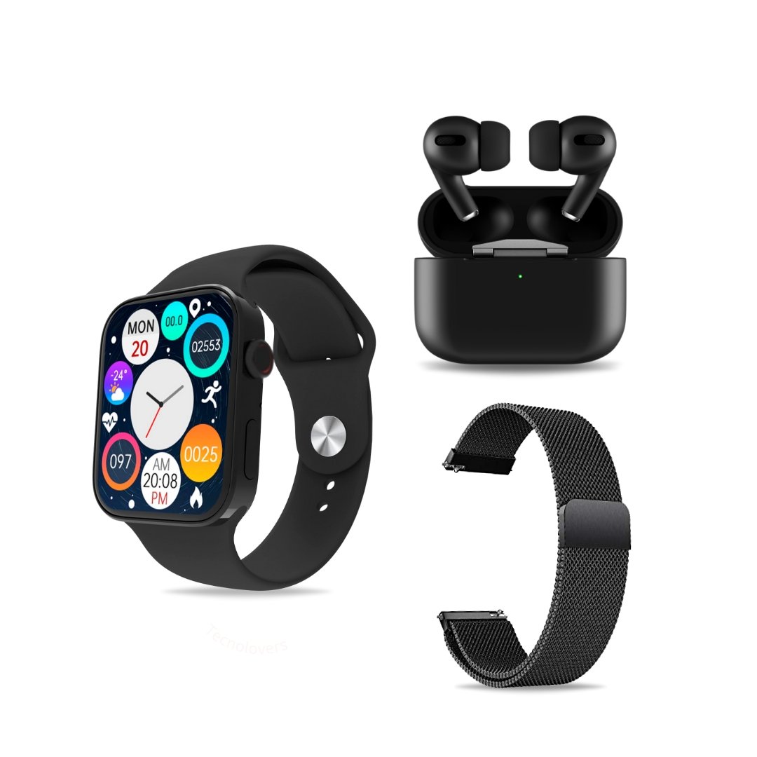 Smartwatch Serie 7 Pro + Pods Pro Ultimate + Correa Metálica - technopromosTecnoloversperuSmartwatch Serie 7 Pro + Pods Pro Ultimate + Correa Metálica